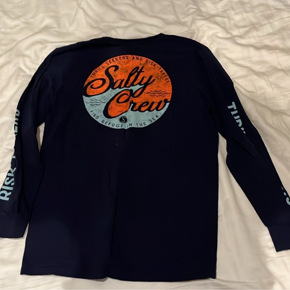 Salty Crew Navy Long Sleeve Tee